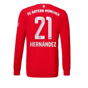 Bayern Munich Lucas Hernandez #21 Hemmatröja 2022-23 Långärmad